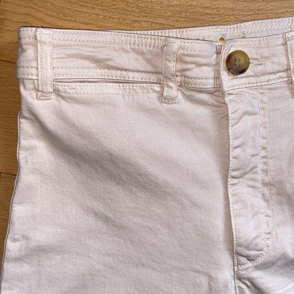 NWOT Marine Layer Bridget Wide Leg Crop Pant in peach whip size 8 - Picture 6 of 9